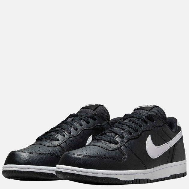 Sneakersy męskie Nike Big Low 355152-016 43 (9.5US) Czarne z białym (91201781171) - obraz 2