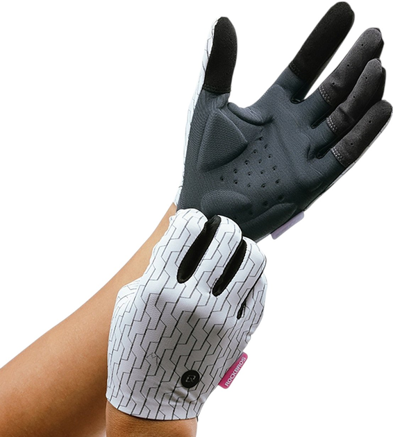 Спортивні рукавички Rockbros для весняно-літнього сезону M White/Black (5907769373992) - зображення 2