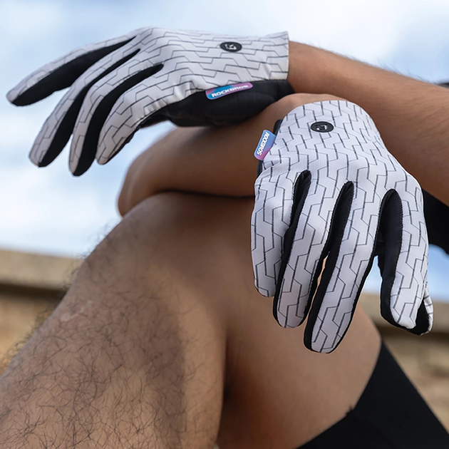Спортивні рукавички Rockbros для весняно-літнього сезону XL White/Black (5907769374012) - зображення 6