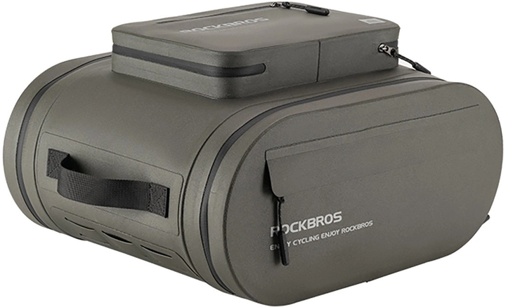Torba rowerowa RockBros Waterproof Bike Pannier, for Trunk, Capacity 14l Gray (3014009901) - obraz 1