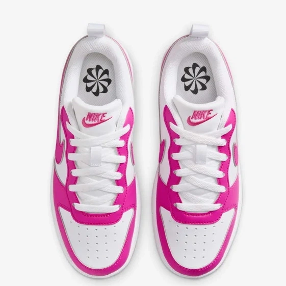 Sneakersy młodzieżowe dla dziewczynki Nike Court Borough Low Recraft (GS) DV5456-123 40 (7Y US) Biało-różowe (197859881338) - obraz 5