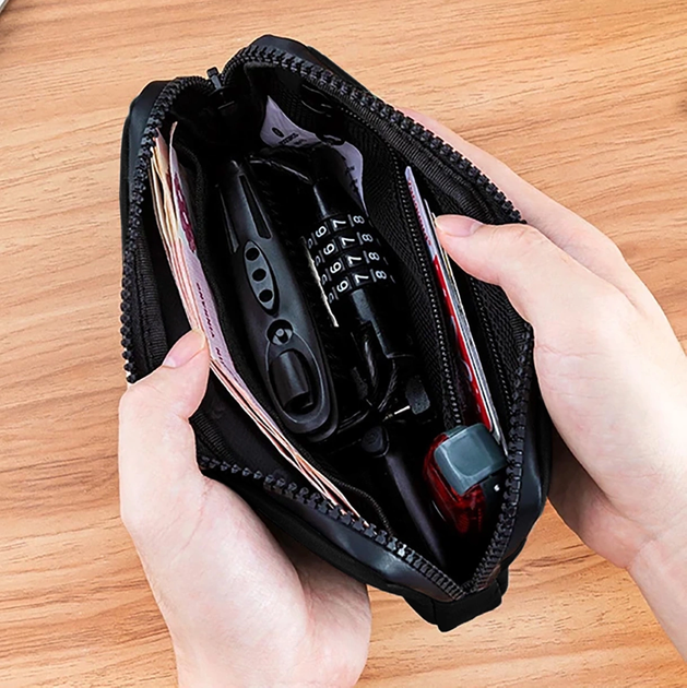 Torba rowerowa RockBros Bicycle Bag for phone, keys, wallet 0.15 l Black (30990043003) - obraz 2