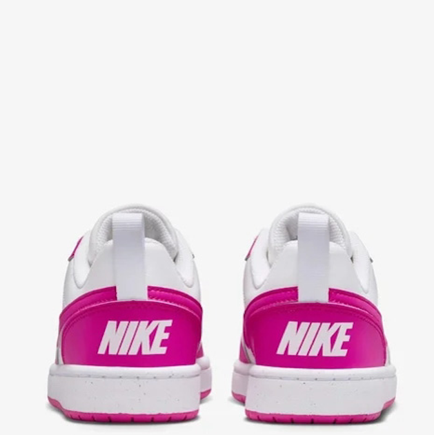 Підліткові кеди для дівчинки Nike Court Borough Low Recraft (GS) DV5456-123 38.5 (6Y US) Білі з рожевим (197859908592) - зображення 4