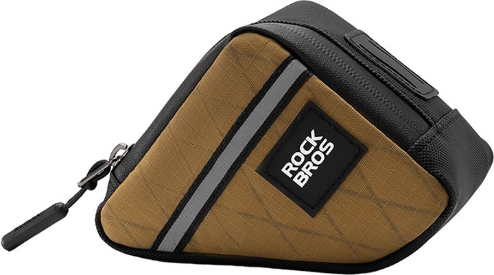 Велосумка Rockbros 30180024003 на раму 0.25 л Brown (5907769374371) - зображення 1