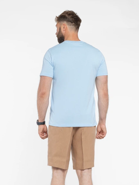 Футболка чоловіча блакитна з бавовняго джерсі Arber T-SHIRT FF19 XXXL зріст 6 блакитний (M13.16.23.521) - Фото 5 Футболка чоловіча блакитна з бавовняго джерсі Arber T-SHIRT FF19 XXXL зріст 6 блакитний (M13.16.23.521) - изображение 5