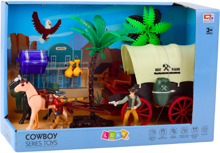 Набір Lean Toys "Ковбой" з 8 предметів (5905991054443) - зображення 4