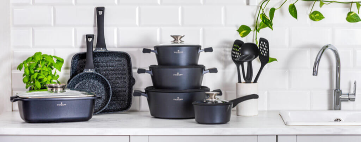 Сковорода wok Zwieger Black Stone 32 см (5903357373603) - зображення 11