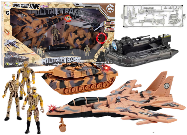 Zestaw militarny Lean Toys 7 elementów (5905991020066) - obraz 1