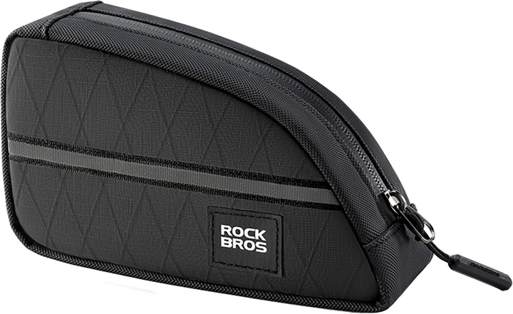 Велосумка Rockbros 30120121001 на раму 0.8 л Black (5907769374326) - зображення 1