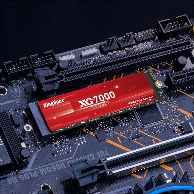 SSD накопитель KingSpec 2TB M.2 2280 NVMe Gen4x4 для игровых ПК и ноутбуков - изображение 4