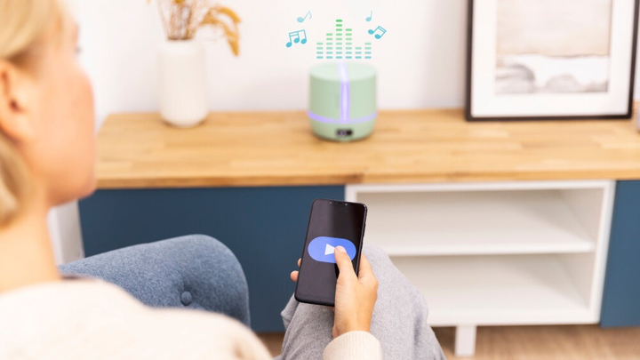Nawilżacz powietrza Cecotec Pure Aroma 550 Connected Sky Miętowy (5644) - obraz 6