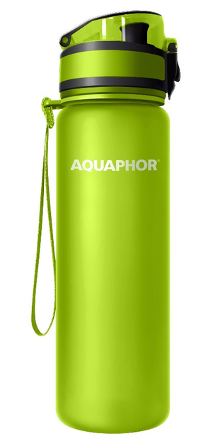 Butelka filtrująca na wodę Aquaphor City 500 ml Zielona (4 4744131015743) - obraz 1