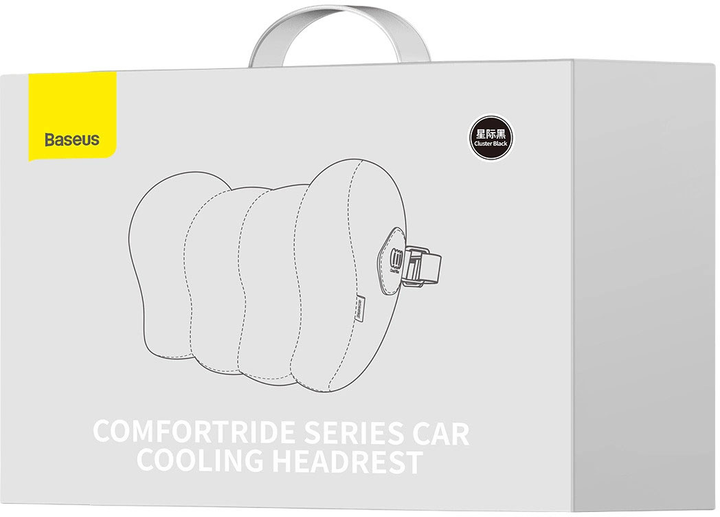 Подушка Baseus ComfortRide Series Car Cooling Headrest Black (C20036402111-00) - зображення 7