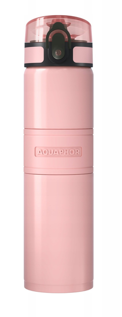 Термопляшка Aquaphor CITY COOL 500 мл Рожева (4744131012223) - зображення 1