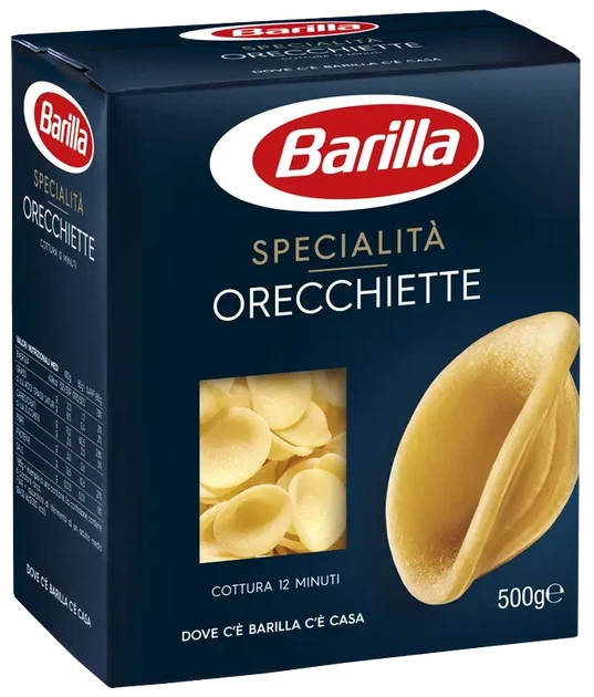 Макароны Barilla Collezione Orecchiette №56 500 г - Фото 1 Макароны Barilla Collezione Orecchiette №56 500 г - изображение 1
