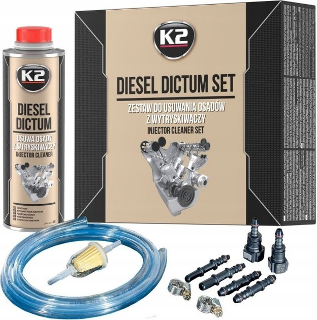 Zestaw do czyszczenia wtrysków K2 Diesel Dictum (5906534019370) - obraz 1