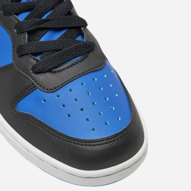 Підліткові кеди для хлопчика Nike Court Borough Low Recraft (GS) HM6293-480 38.5 (6Y US) Сині з чорним (197599027904) - зображення 6