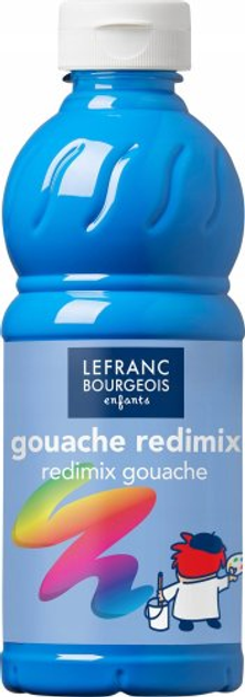 Фарба LeFranc & Bourgeois Redimix флуоресцентний блакитний 500 мл (3013641880204) - зображення 1