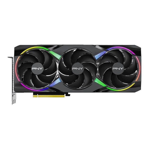 Видеокарта PNY GeForce RTX 5080 16GB ARGB OC Overclocked Triple Fan (VCG508016TFXXPB1-O / VGAPNYNVD0231) - изображение 2