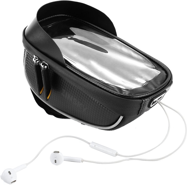 Велосумка Wozinsky WBB16BK на кермо 1 л Black (5907769300585) - зображення 2