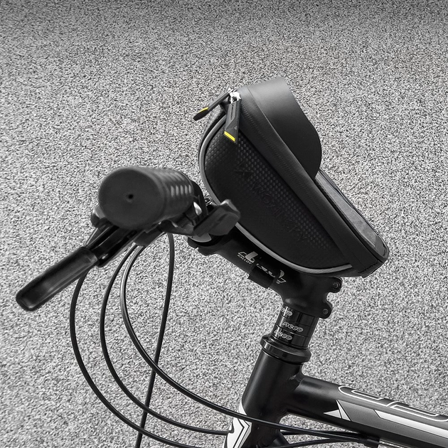 Велосумка Wozinsky WBB16BK на кермо 1 л Black (5907769300585) - зображення 12