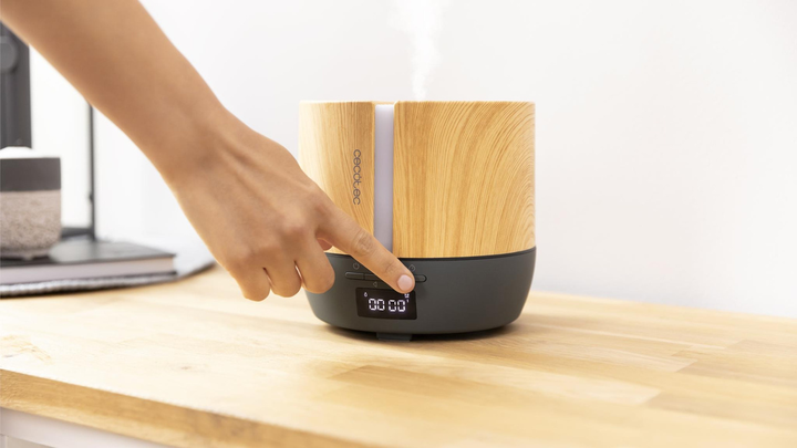 Зволожувач повітря Cecotec Pure Aroma 550 Connected Grey Wood (5648) - зображення 4