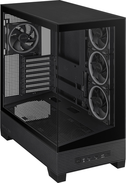Корпус ASUS A31 Plus Tempered Glass Black (90DC00R0-B19000) - зображення 5