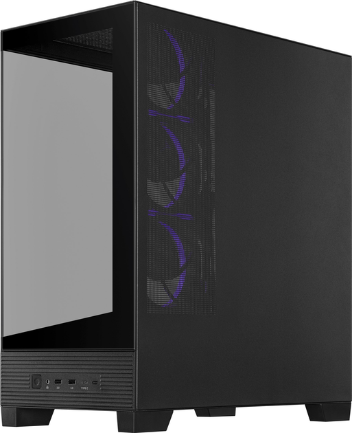 Корпус ASUS A31 Plus Tempered Glass Black (90DC00R0-B19000) - зображення 8