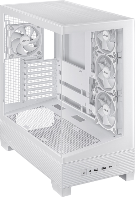 Obudowa ASUS A31 Plus Tempered Glass White (90DC00R3-B19000) - obraz 5