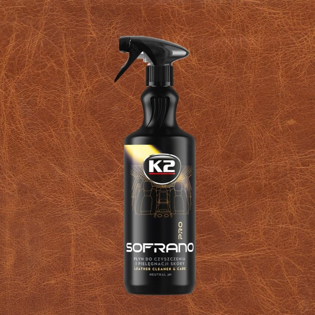 Środek do czyszczenia i pielęgnacji tapicerki skórzanej K2 Sofrano Pro 1l (5906534022141) - obraz 2