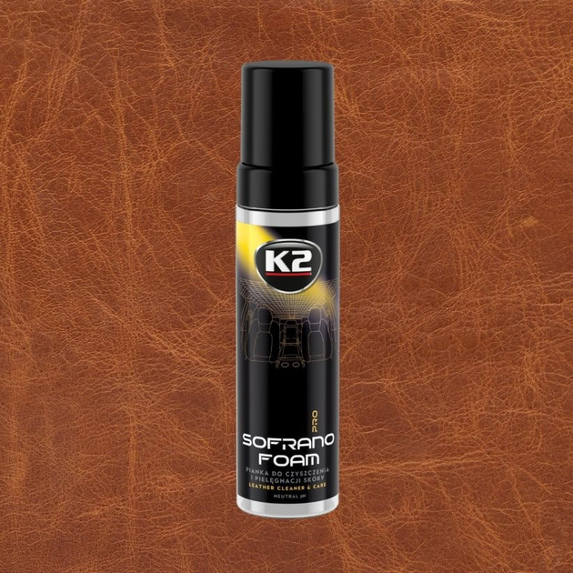 Засіб для очищення та догляду за шкіряним салоном K2 Sofrano Foam Pro 200 мл (5906534022158) - зображення 2