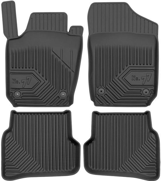 Dywaniki samochodowe Frogum No.77 do Skoda Fabia III / SEAT Ibiza IV / Volkswagen Polo V 2008–2017 4 szt (5902643442375) - obraz 1