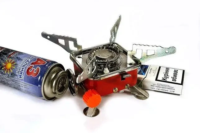Портативний пальник під балон KOVAR Portable Card Type Stove K-202 газовий з п'єзоелементом - зображення 5