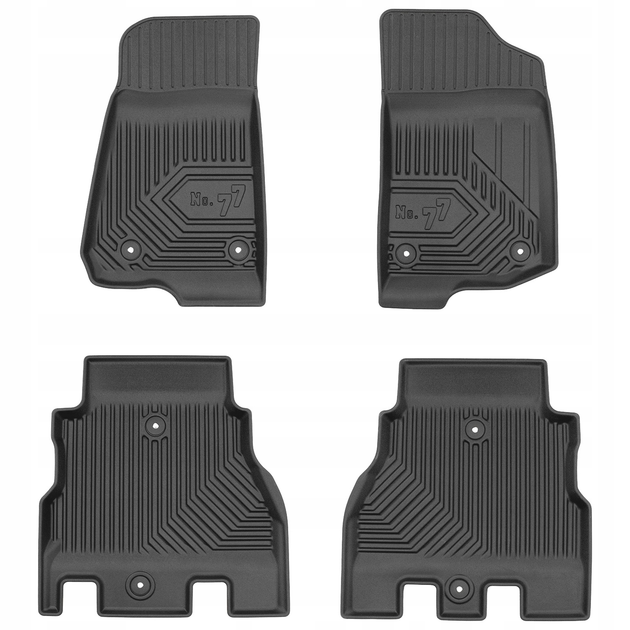 Комплект автомобільних килимків Frogum No.77 для Jeep Wrangler IV від 2017 4 шт (5902643442665) - зображення 1