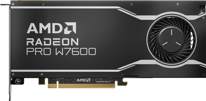 Відеокарта AMD PCI-Ex Radeon PRO W7600 8GB GDDR6 (128-bit) (4 x DisplayPort) (100-300000077) - зображення 2