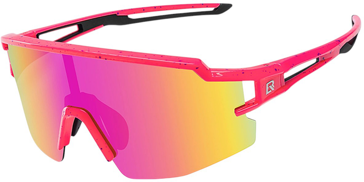 Okulary rowerowe Rockbros UV400 Pink (5907769373169) - obraz 1
