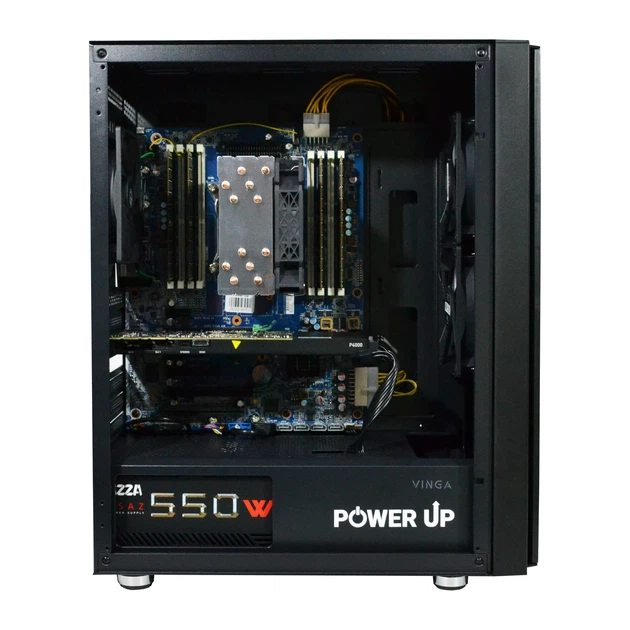 Робоча станція PowerUp #299 Xeon E5 2673 v4 / 32 GB / SSD 512GB / NVIDIA Quadro P4000 8GB спеціалізована обчислювальна графічна система для архітекторів та інженерів - зображення 3