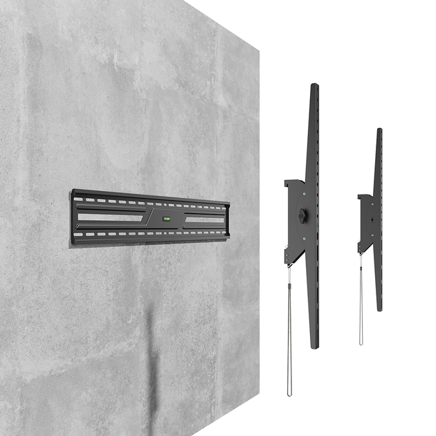 Кронштейн для телевизора UniBracket BZ02-96 43–100" VESA 900x600, наклон, погрузка до 75 кг Black - изображение 8