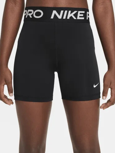 Дитячі велосипедки для дівчинки Nike G Np Df 3In Short DA1033-010 122-128 XS Чорні (194501908085) - зображення 1