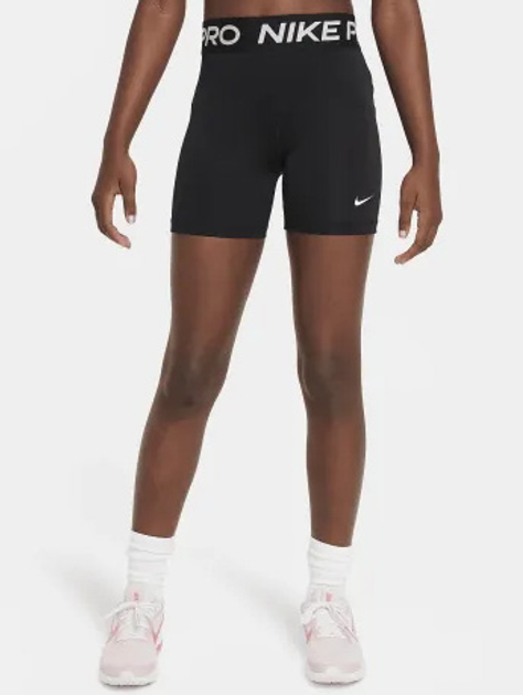 Spodenki dziecięce dla dziewczynki Nike G Np Df 3In Short DA1033-010 147-158 L Czarne (194501908115) - obraz 3