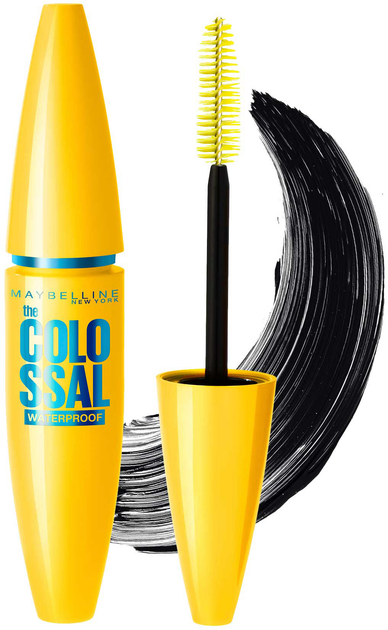 Тушь Maybelline Colossal 10 мл водостойкая 01Black (01Noir) - изображение 3