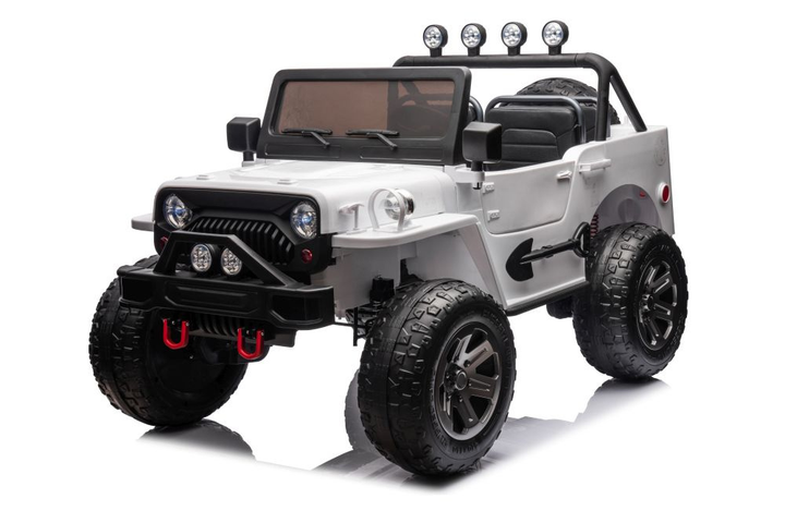 Електромобіль для дітей Lean Toys JH-102 4x4 Білий (5905679073711) - зображення 3