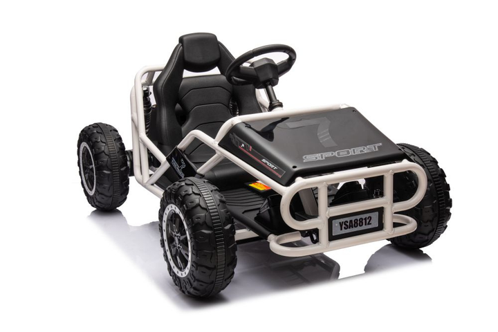 Samochód elektryczny dla dzieci Lean Toys Buggy A8812 24V Czarny (5905991013501) - obraz 13