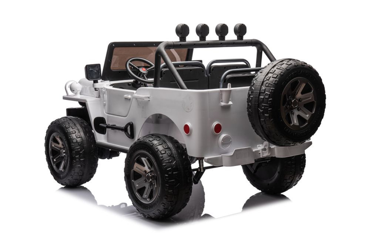 Електромобіль для дітей Lean Toys JH-102 4x4 Білий (5905679073711) - зображення 12