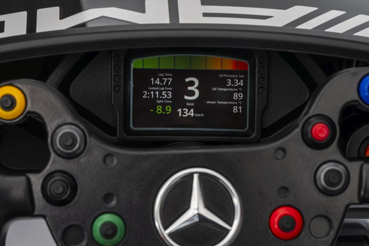 Samochód elektryczny dla dzieci Lean Toys Mercedes AMG GT3 Biały (5905679074329) - obraz 4