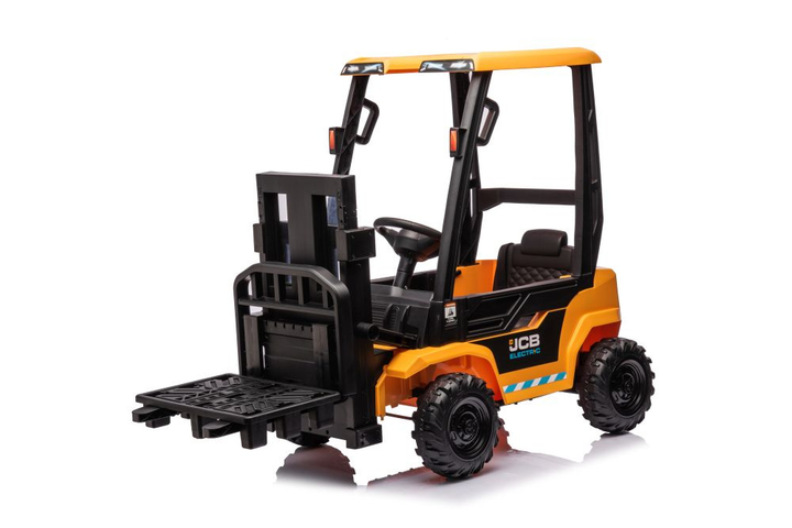 Wózek widłowy na akumulator Lean Toys JCB Żółty (5905884456231) - obraz 8