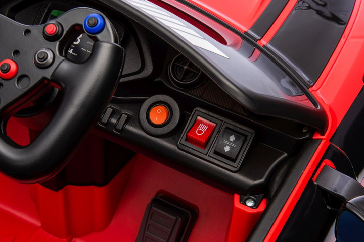 Samochód elektryczny dla dzieci Lean Toys Mercedes AMG GT3 Czerwony (5905679074343) - obraz 4
