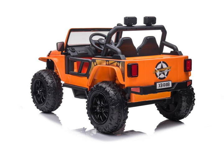 Електромобіль для дітей Lean Toys XB-1118 Оранжевий (5904204750585) - зображення 7