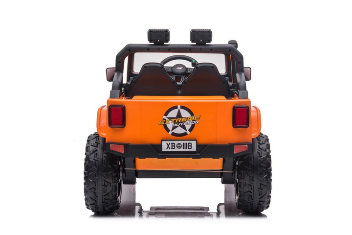 Електромобіль для дітей Lean Toys XB-1118 Оранжевий (5904204750585) - зображення 10