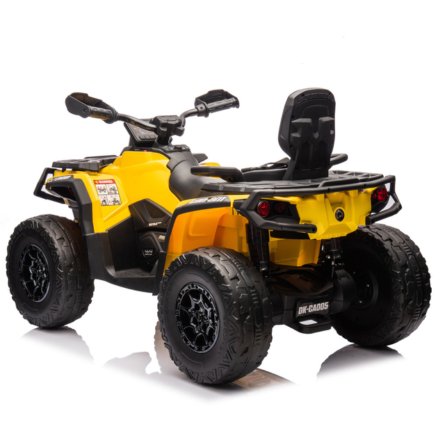 Quad elektryczny dla dzieci Lean Toys Can-Am Outlander 4x4 DK-CA005 Żółty (5905991060765) - obraz 13